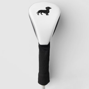 Dachshund Dog Silhouette Golf Head Cover