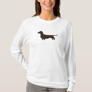 Dachshund Dog Silhouette T-Shirt