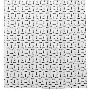 Dachshund Dog Silhouettes CUSTOM BACKGROUND COLOR Shower Curtain