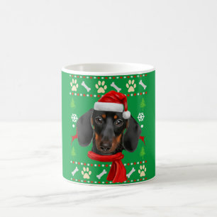 Dachshund Dog Ugly Christmas Coffee Mug