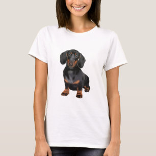 Dachshund Dog Watercolor Art Painting T-Shirt