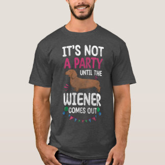 Dachshund Dogs Dog Owners Miniature Dachshund boy  T-Shirt