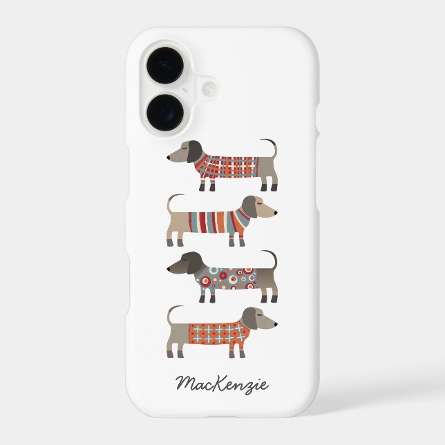 Dachshund Dogs Personalised (Back)