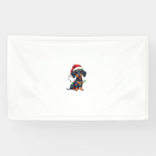 Dachshund Dogs Tree Christmas Sweater Xmas Gifts F Banner