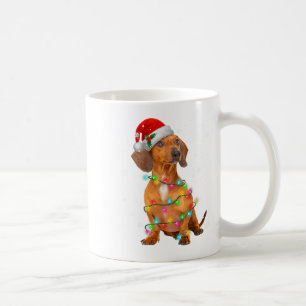 Dachshund Dogs Tree Christmas Sweater Xmas Gifts F Coffee Mug