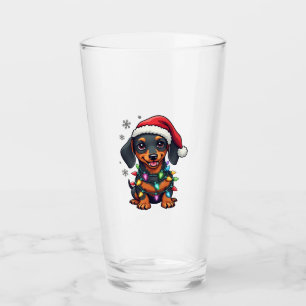 Dachshund Dogs Tree Christmas Sweater Xmas Gifts F Glass
