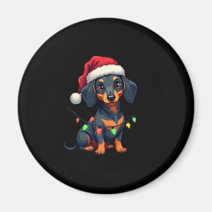 Dachshund Dogs Tree Christmas Sweater Xmas Gifts F Magnet