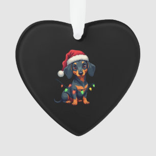 Dachshund Dogs Tree Christmas Sweater Xmas Gifts F Ornament
