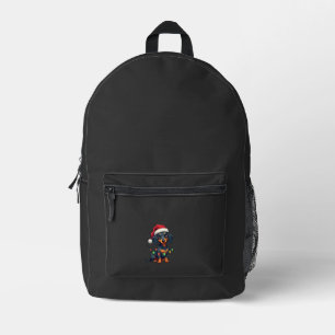 Dachshund Dogs Tree Christmas Sweater Xmas Gifts F Printed Backpack