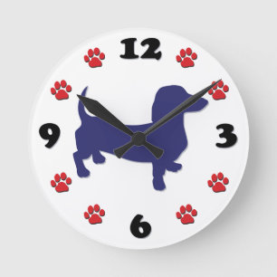 Dachshund, Doxie Wall Clock