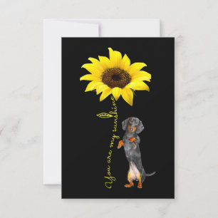Dachshund Doxie Wiener Dotson Mum Mama Gift Thank You Card