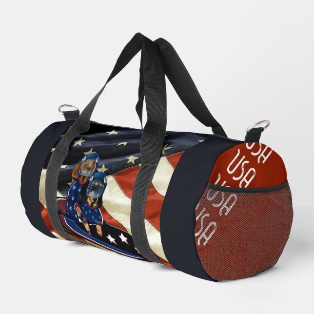 DACHSHUND  DUFFLE BAG (Right Corner)