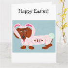Dachshund Easter Bunny