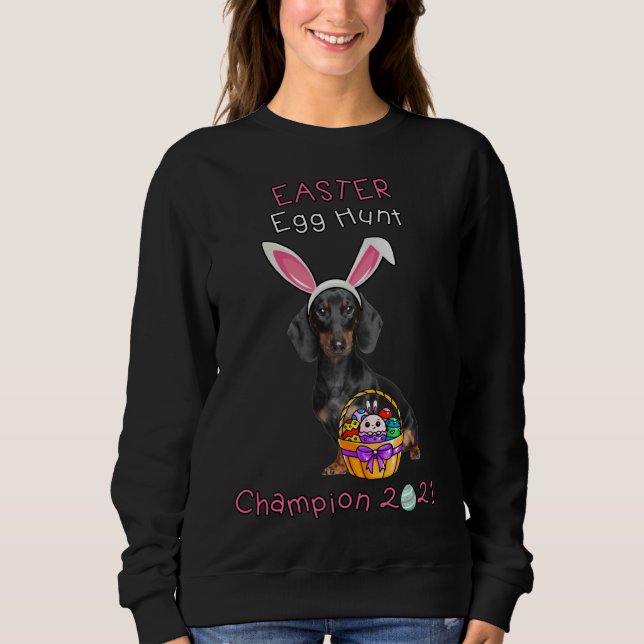 Dachshund Easter Sweatshirt (Front)