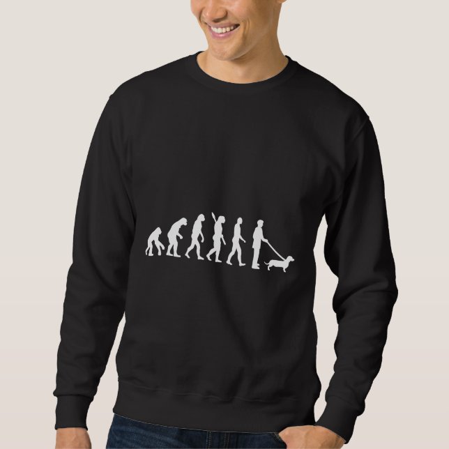 Dachshund Evolution Sweatshirt (Front)