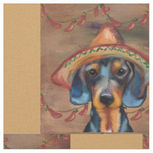 Dachshund fabric