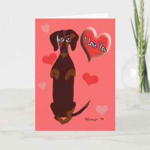 Dachshund Father's Day Card
