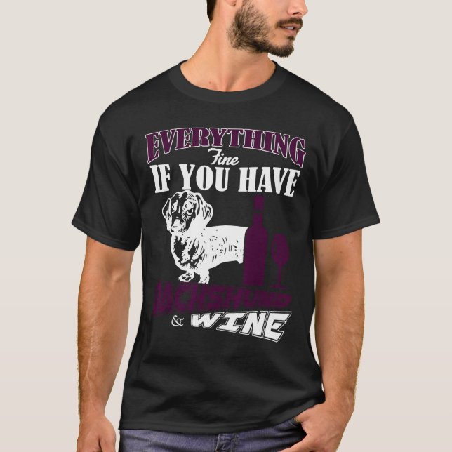 Dachshund Fine T-Shirt (Front)