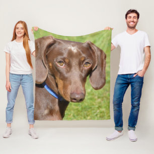 Dachshund Fleece Blanket