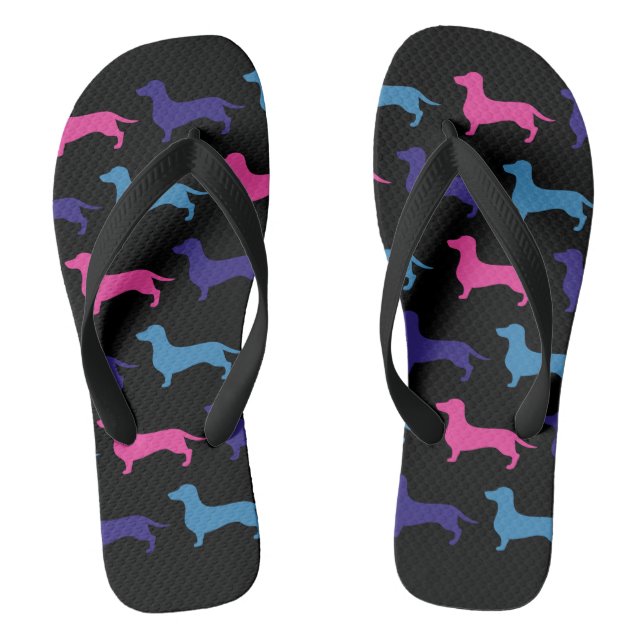 Dachshund Flip Flops (Footbed)