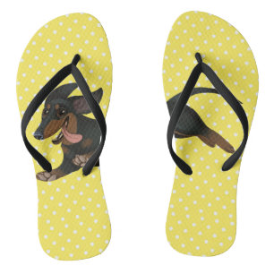 Dachshund Flip Flops Wiener Dog Shoes