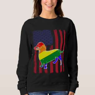 Dachshund For Lgbt Sweatshirt
