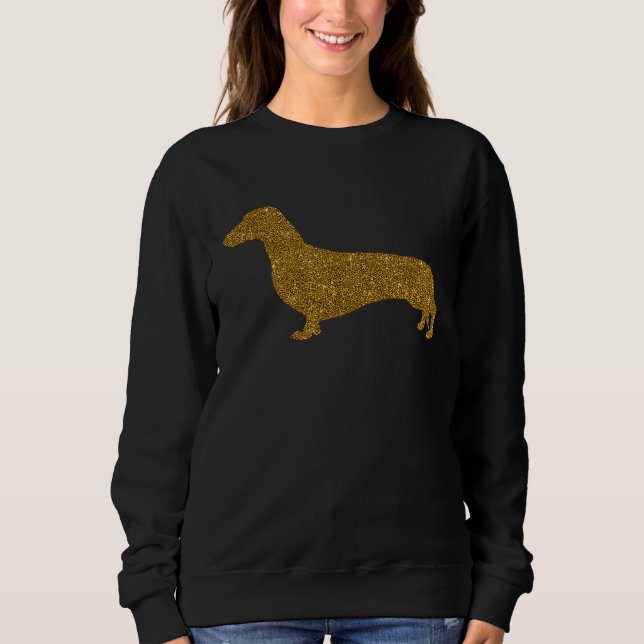 Dachshund  For Women Girl Sausage Dog Hound   1 Sweatshirt (Front)