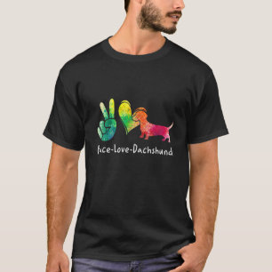 Dachshund For Women Wiener Weiner Sausage Dog Dac T-Shirt