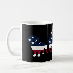 Dachshund Fourth 4th Of July Patriotic Wiener Dogs Coffee Mug