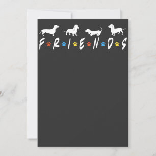 Dachshund Friends Holiday Card