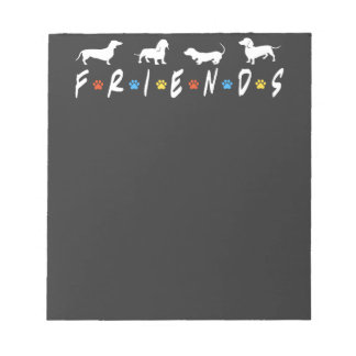 Dachshund Friends Notepad