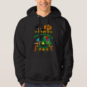 Dachshund Funny Wiener Dog Cute Pet Camping Ruffi Hoodie