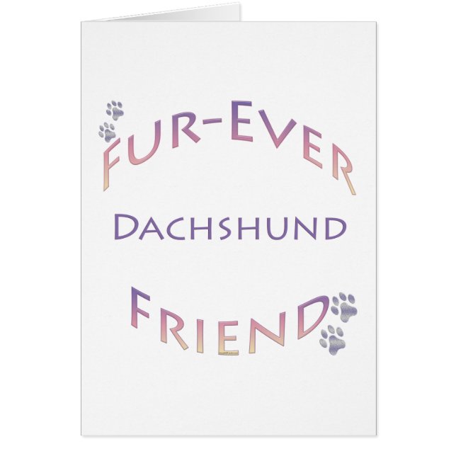 Dachshund Furever (Front)