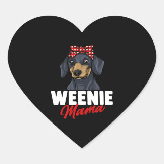 Dachshund Gift Dixie Wiener Doxie Dackel Heart Sticker