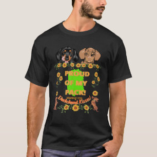 DACHSHUND GIFTS FUNNY WIENER DOG CUTE PET PROUD OF T-Shirt