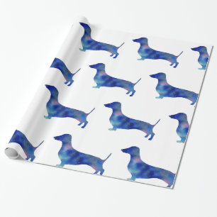 Dachshund Glossy Wrapping Paper, 30 in x 6 ft Paper