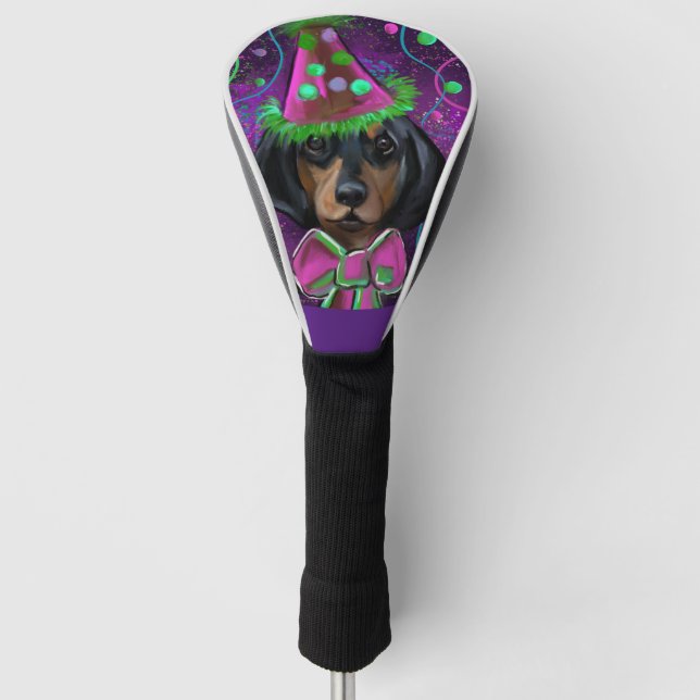 Dachshund Golf Head Cover (Front)
