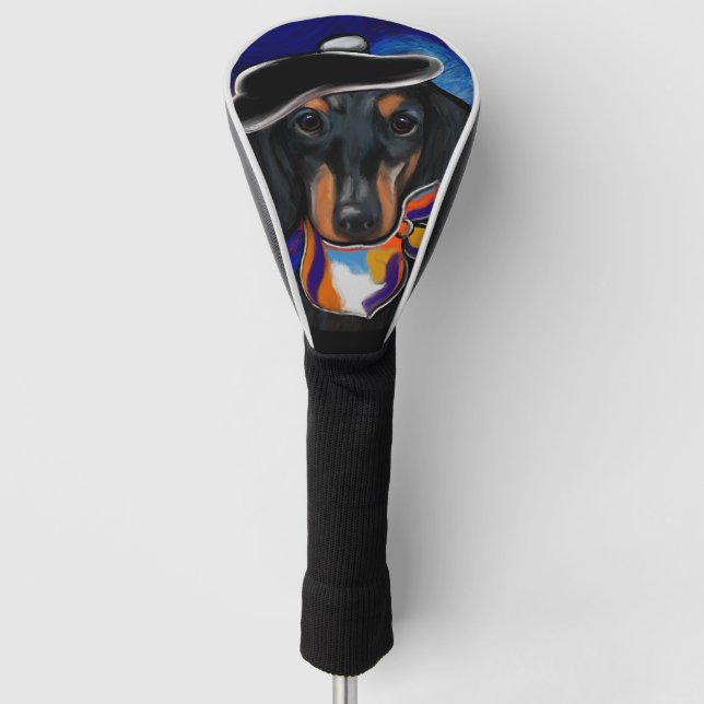 DACHSHUND       GOLF HEAD COVER (Front)