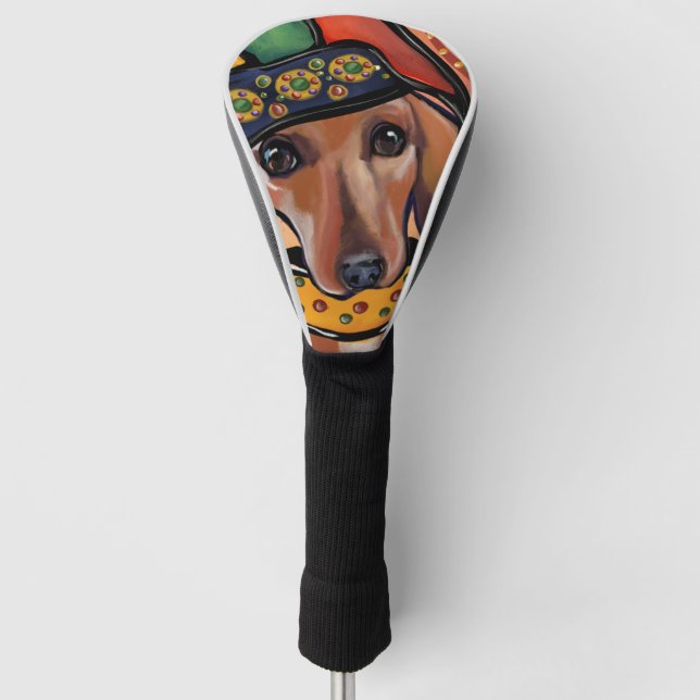 DACHSHUND     GOLF HEAD COVER (Front)