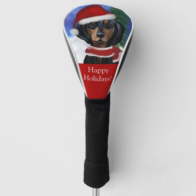 Dachshund  golf head cover (Front)