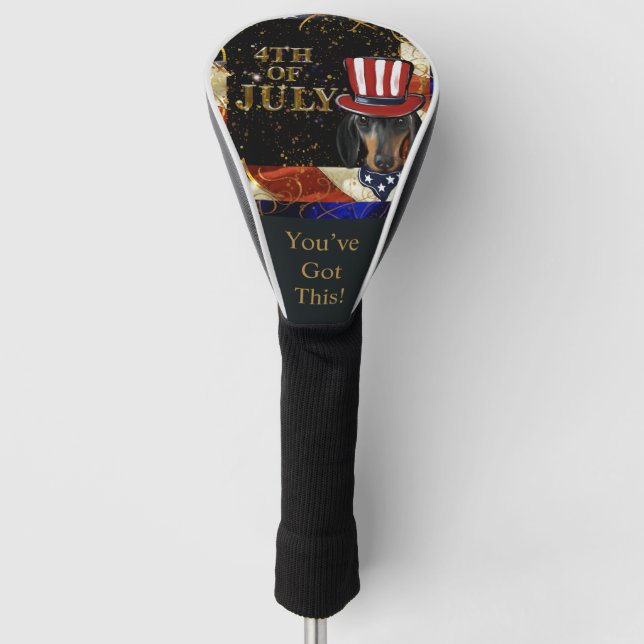 Dachshund    golf head cover (Front)