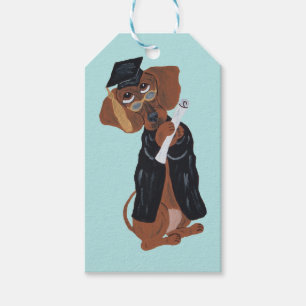 Dachshund Graduate Gift Tags