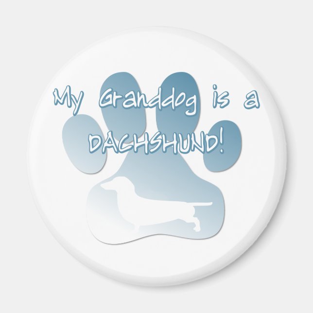 Dachshund Granddog Magnet (Front)