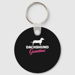 Dachshund Grandma Key Ring