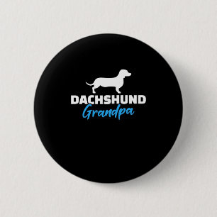 Dachshund Grandpa 6 Cm Round Badge