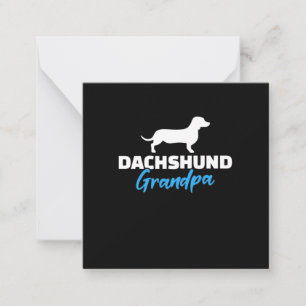 Dachshund Grandpa Card