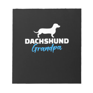 Dachshund Grandpa Notepad