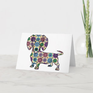 Dachshund Greeting Card