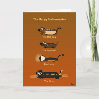 Dachshund Halloween Card! Card