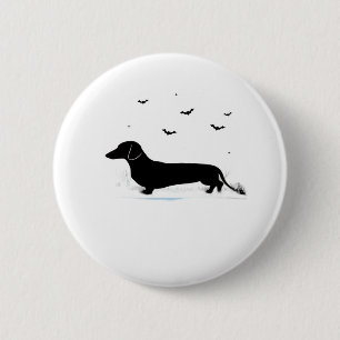 Dachshund Halloween Costume  My Dachshund is My Bo 6 Cm Round Badge